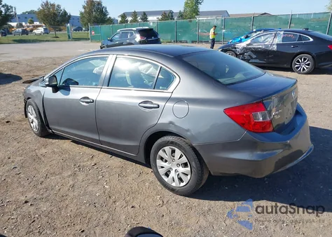 2012 Honda Civic Lx из США, поврежденный, VIN 2HGFB2F57CH557377